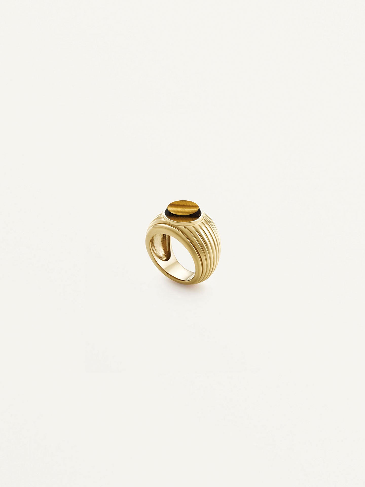 Wave Motion Signet Ring