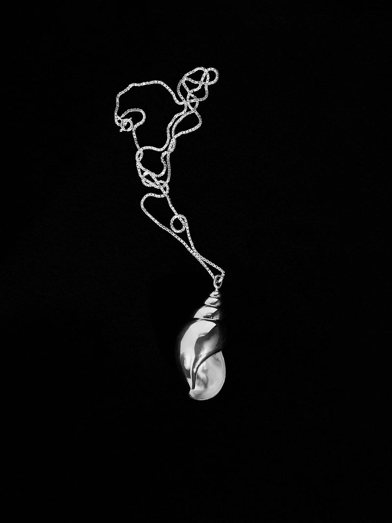 Lune et coquillage necklace