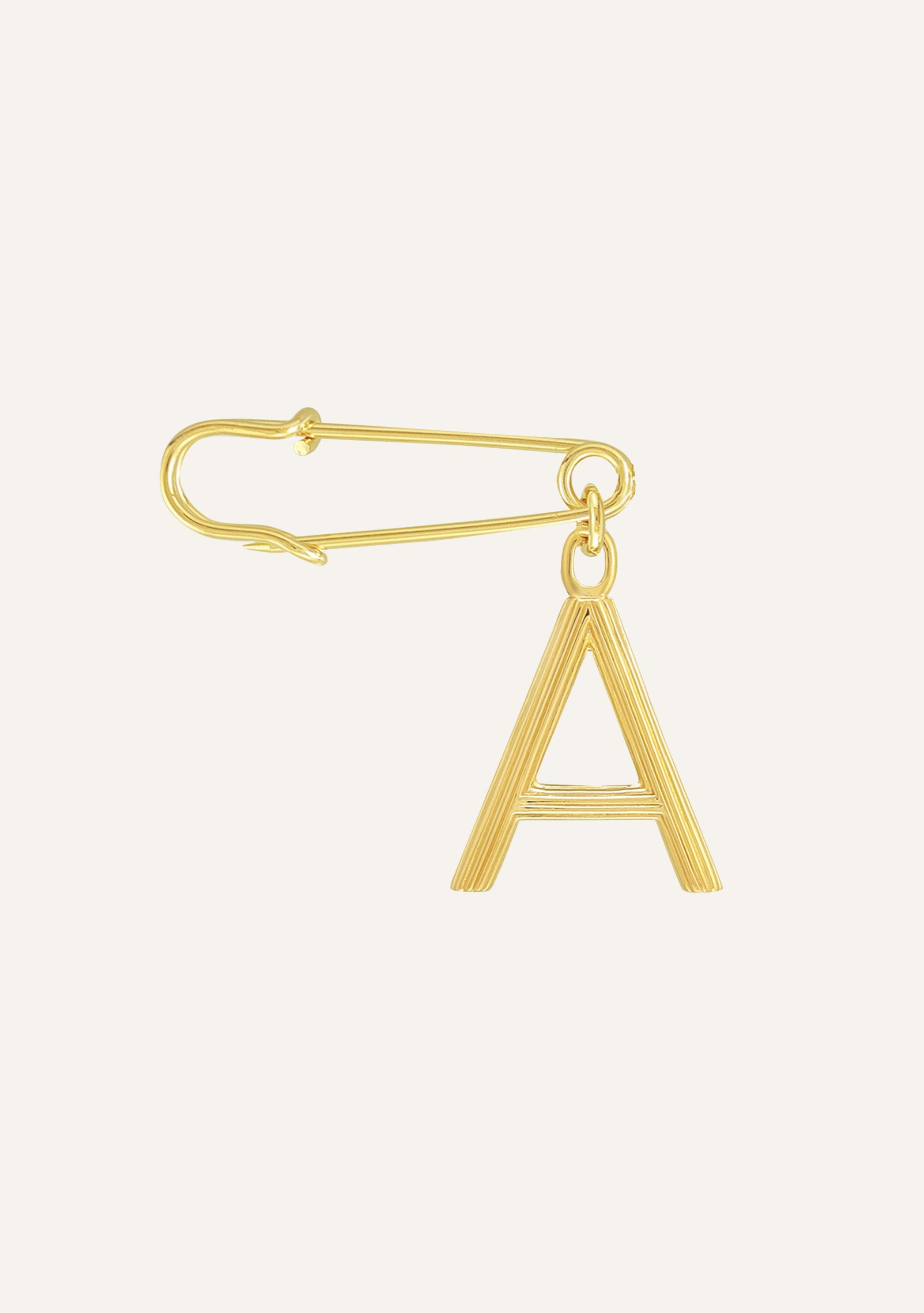 Alphabet Brooch