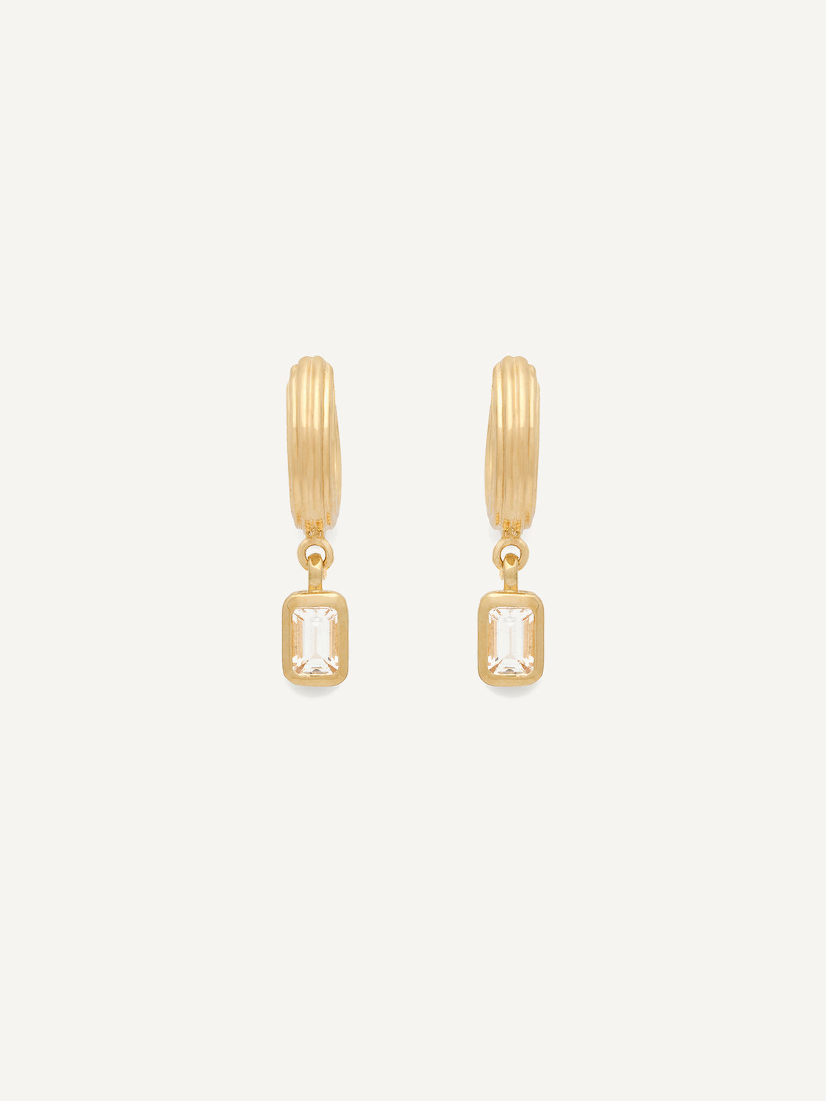 E1027 Rayon Hoops – Emerald cut – M