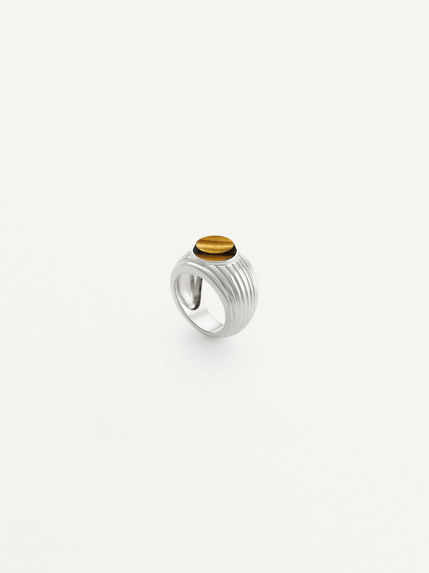 Wave Motion Signet Ring