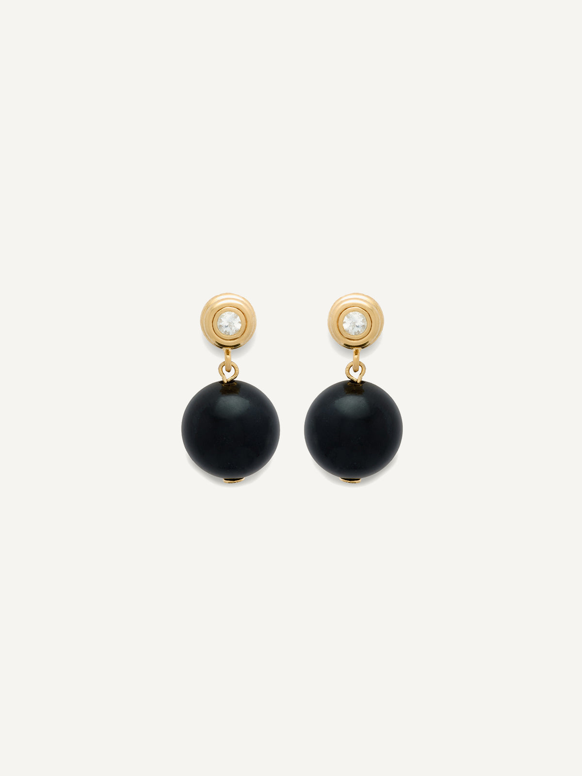 La Chapelle Earrings Black Onyx