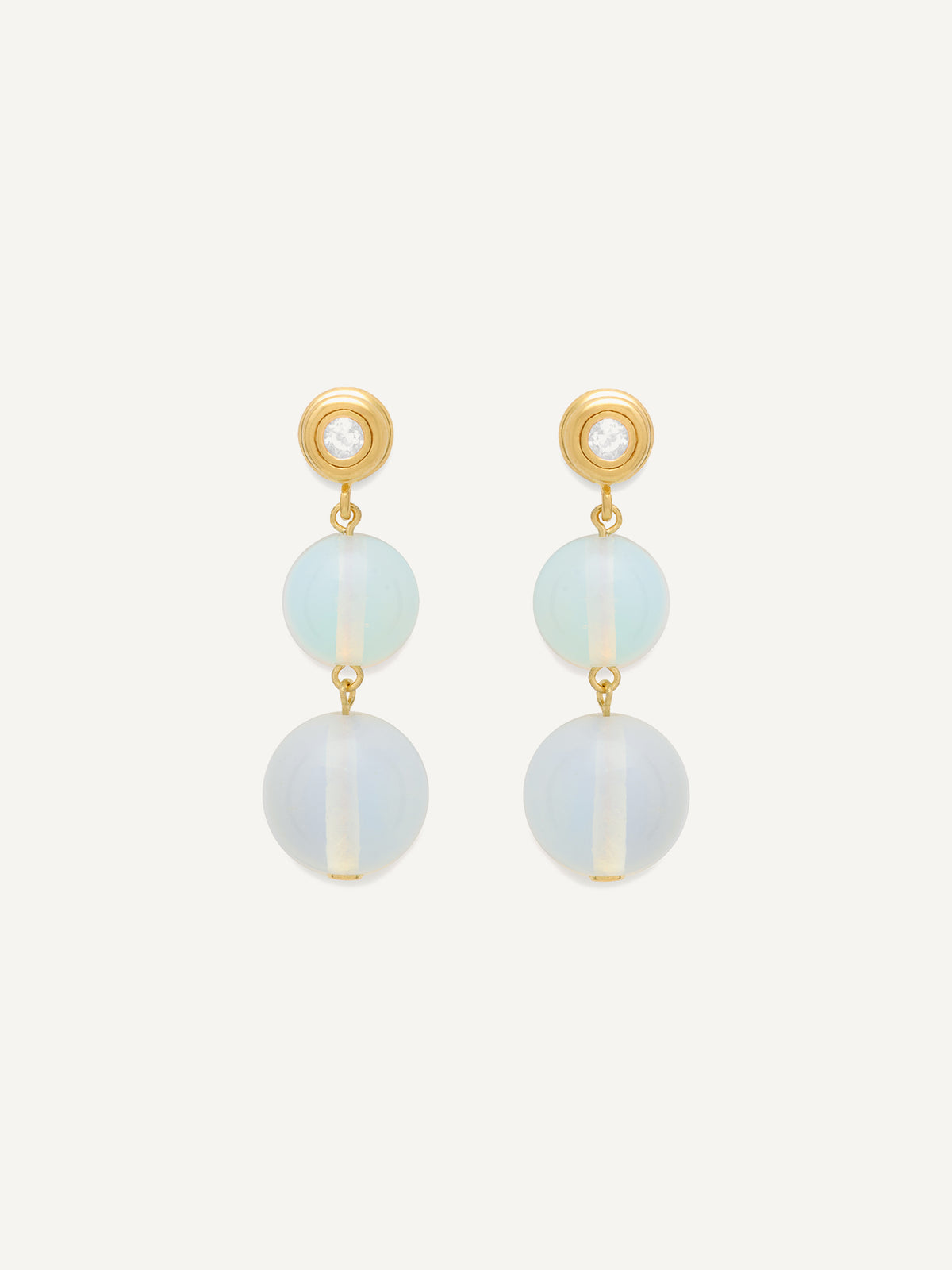 La Chapelle Duo Earrings Opalite