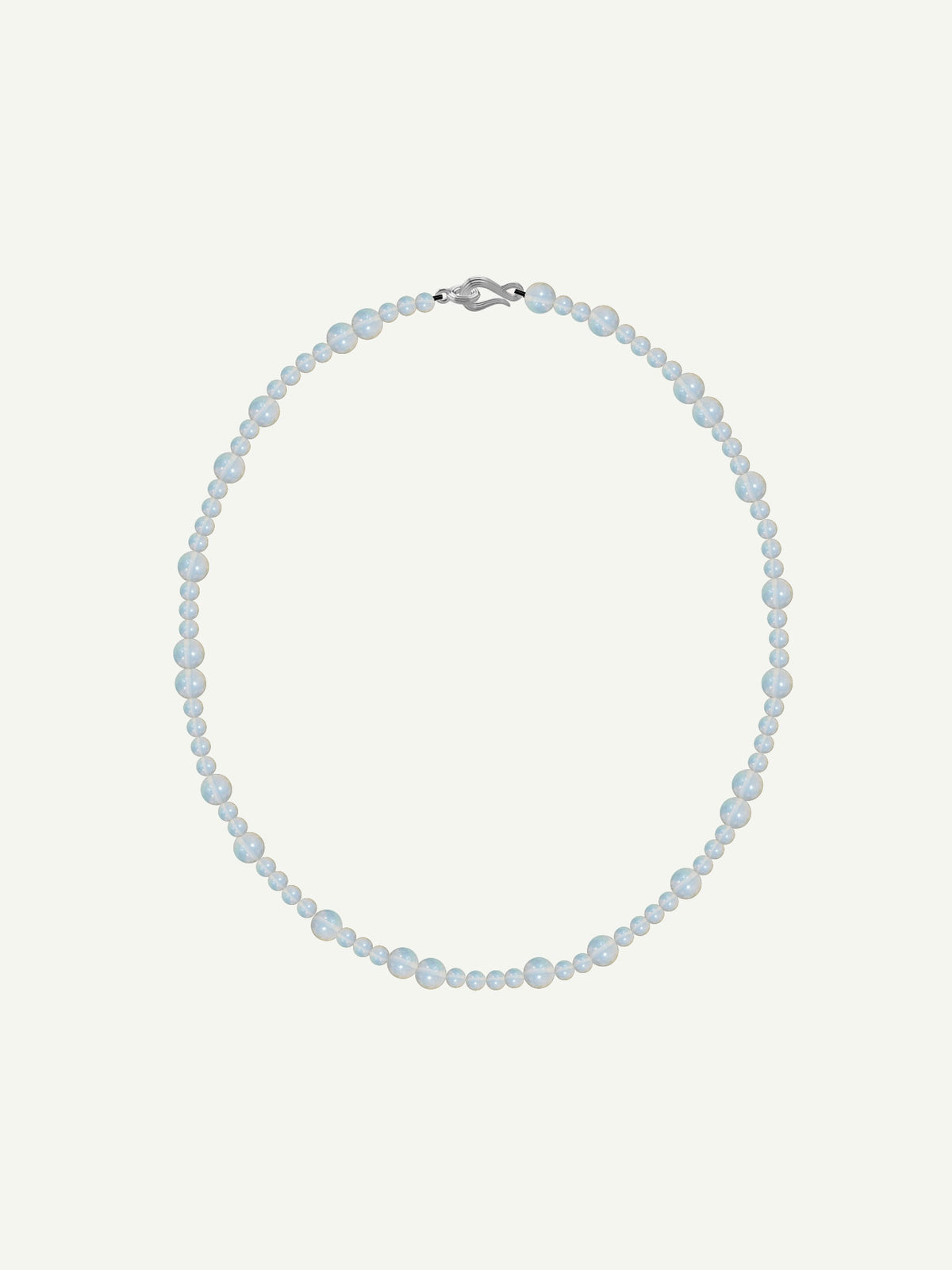 Modulor Necklace 16" Opalite silver