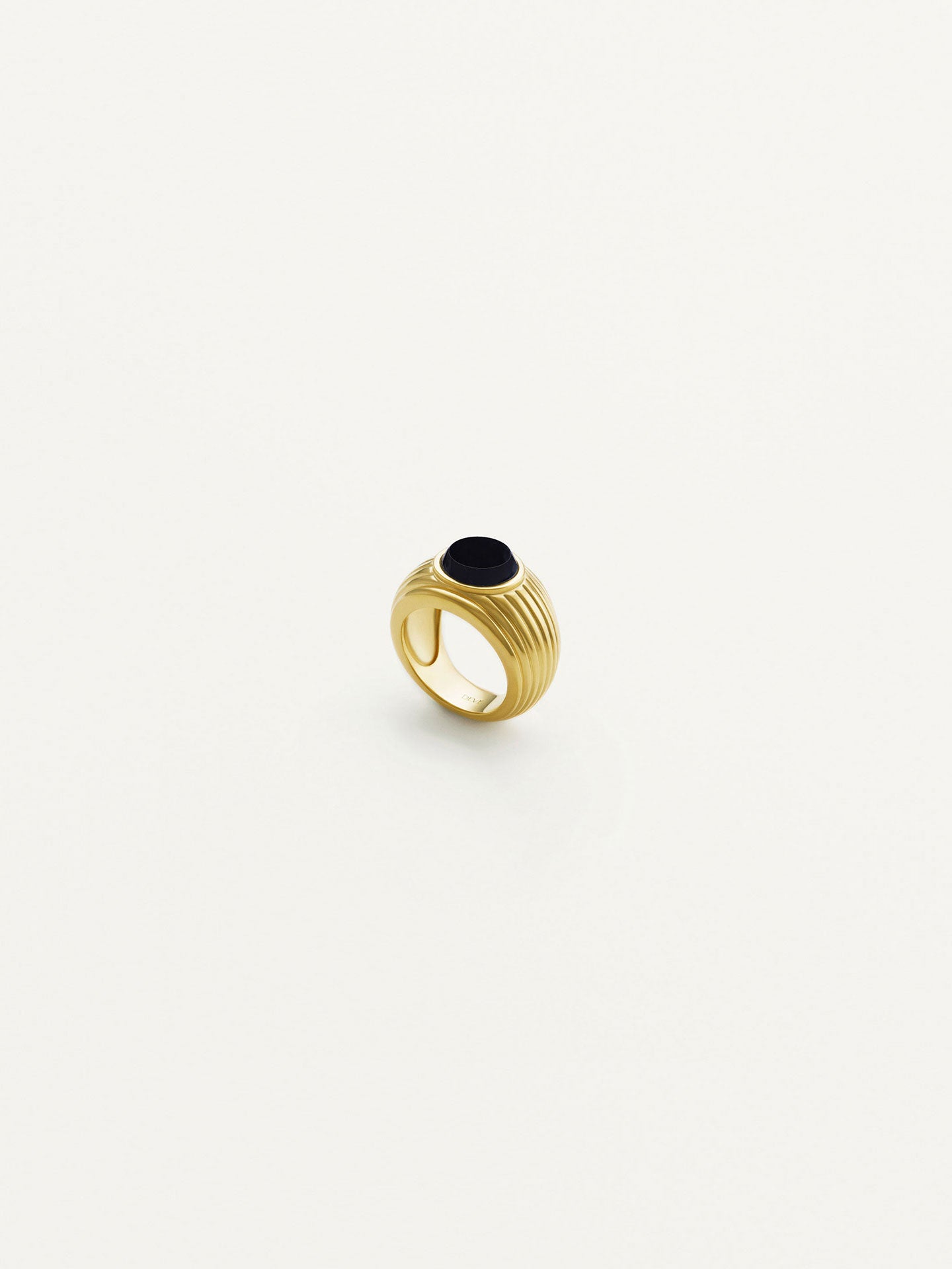 Wave Motion Signet Ring