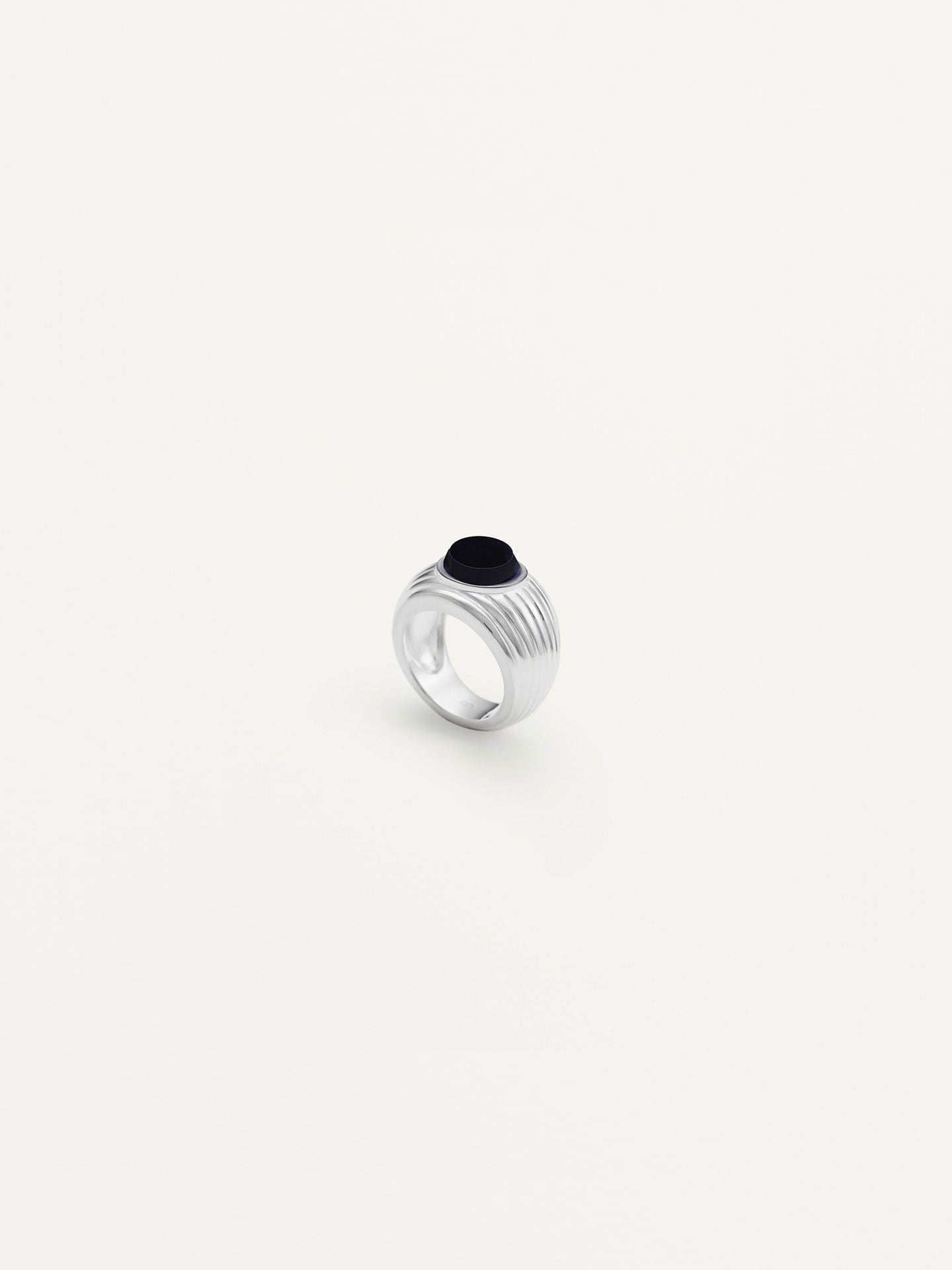 Wave Motion Signet Ring