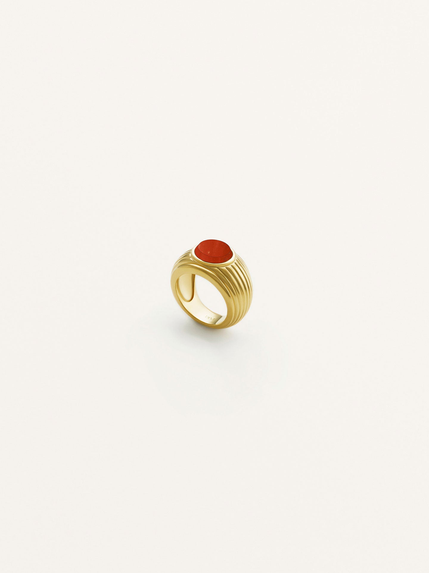 Wave Motion Signet Ring