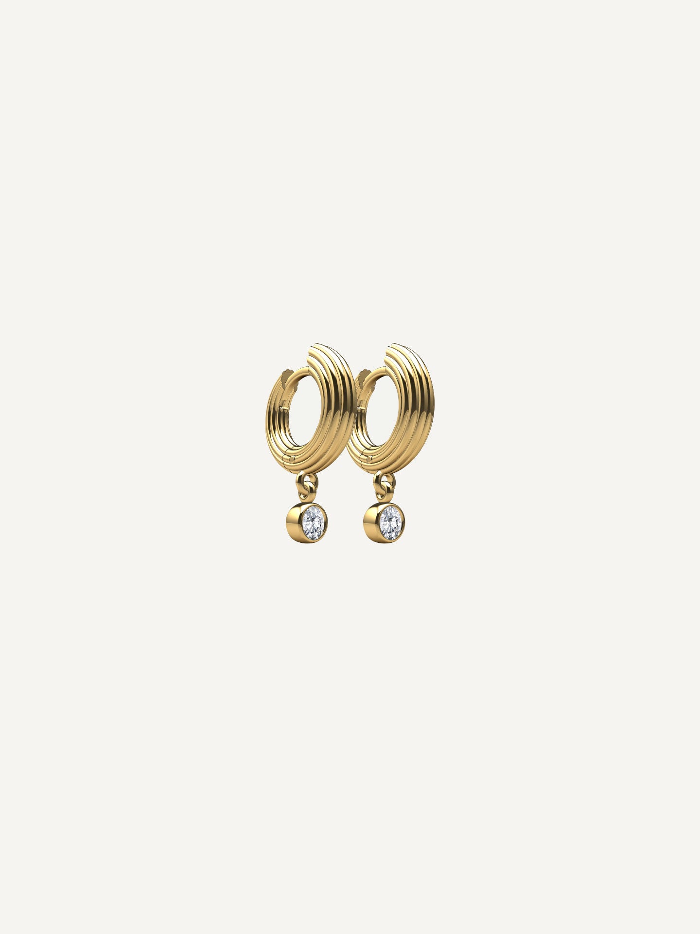 Mini Non-Conformist Hoops Topaz