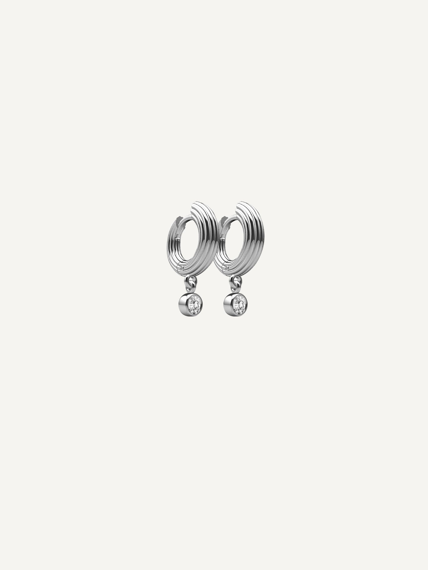 Mini Non-Conformist Hoops Topaz