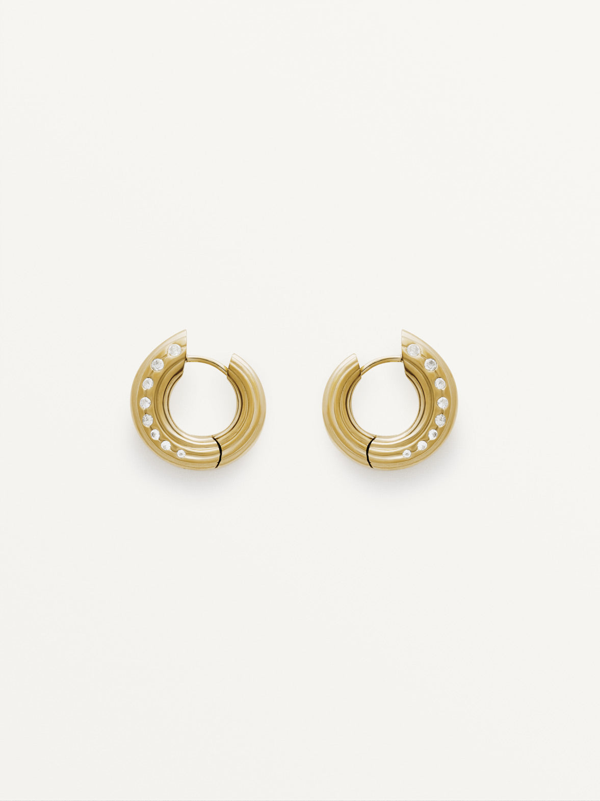 Non-Conformist Hoops – Small – Pavé